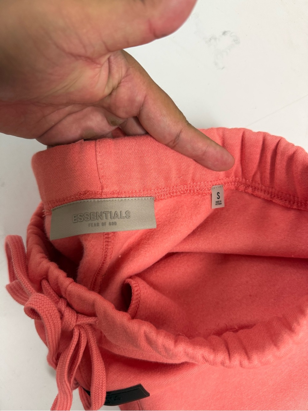 Essentials Fear of God Coral Sweatpants Size S - Picture 2 of 4